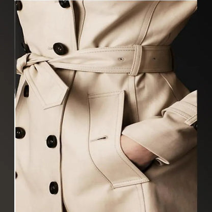 Women's Double Breasted Trench Coat