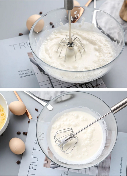 Semi-automatic Egg Beater Kitchen Tool