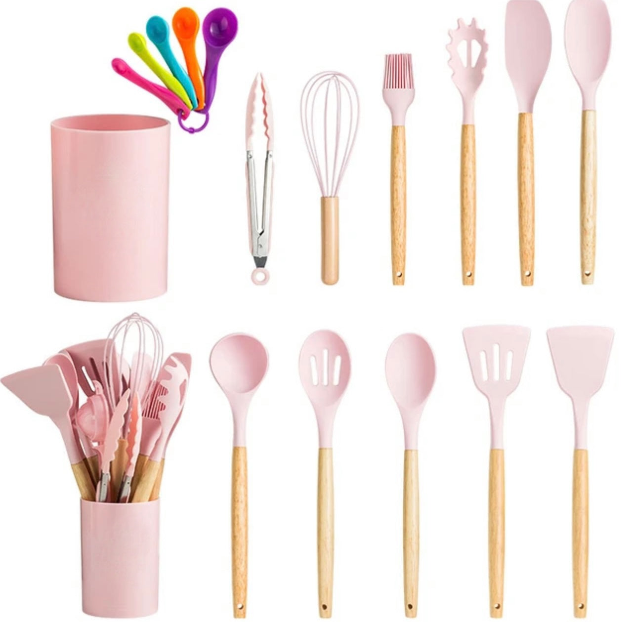 13PCS Heat-Resistant Silicone Kitchen Utensil Set